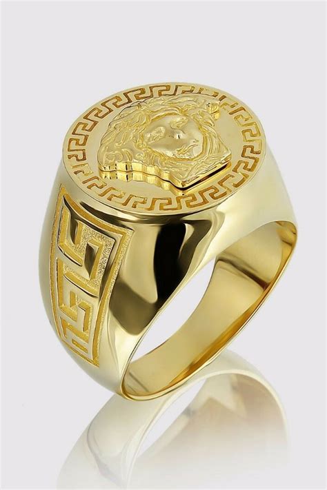 versace gold ring mens|versace gold chains for men.